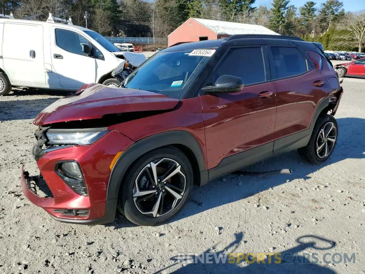 1 fotografías del automóvil dañado KL79MTSL7NB073671 CHEVROLET TRAILBLZR 2022