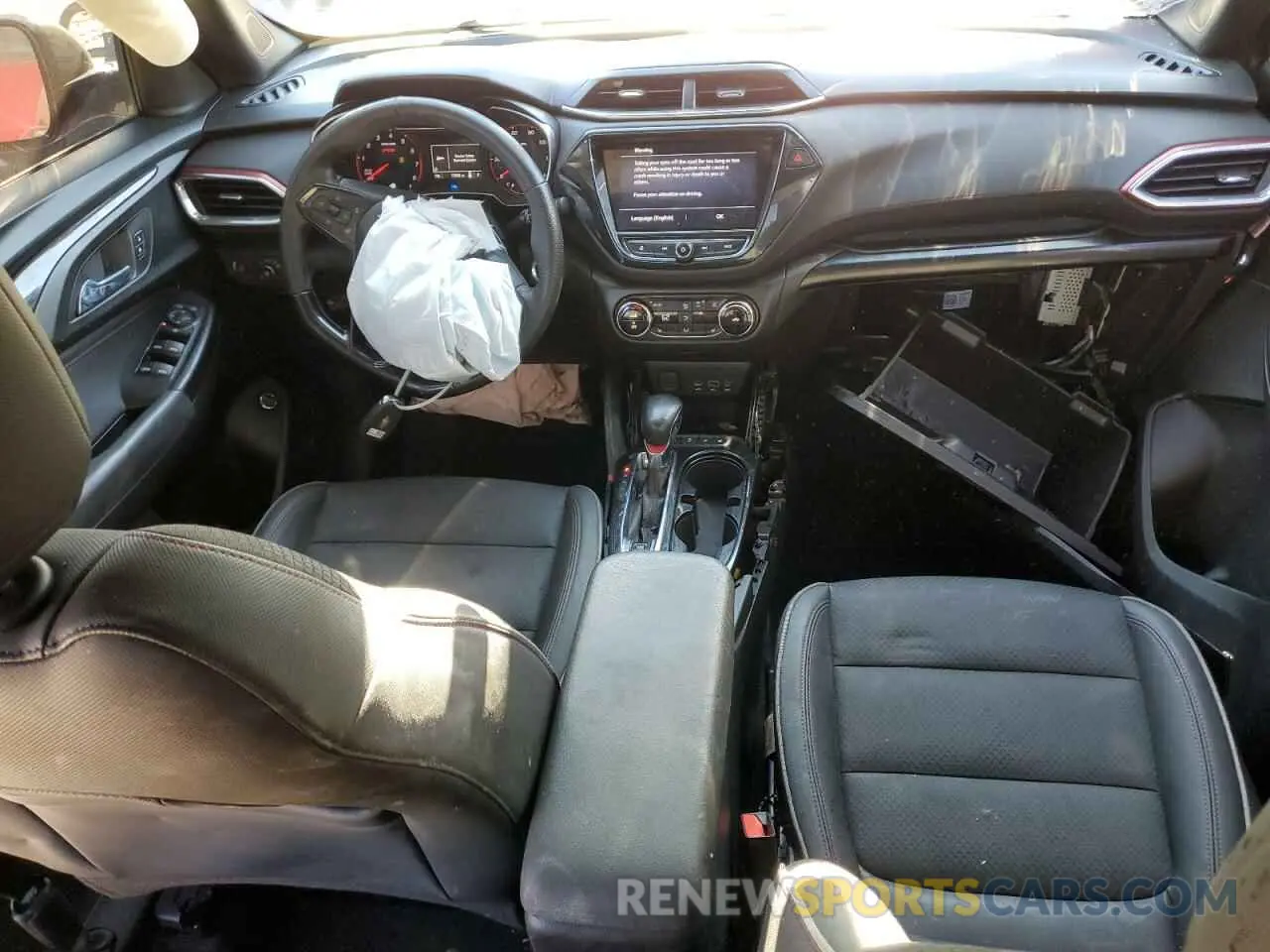 8 fotografías del automóvil dañado KL79MTSL7NB073671 CHEVROLET TRAILBLZR 2022