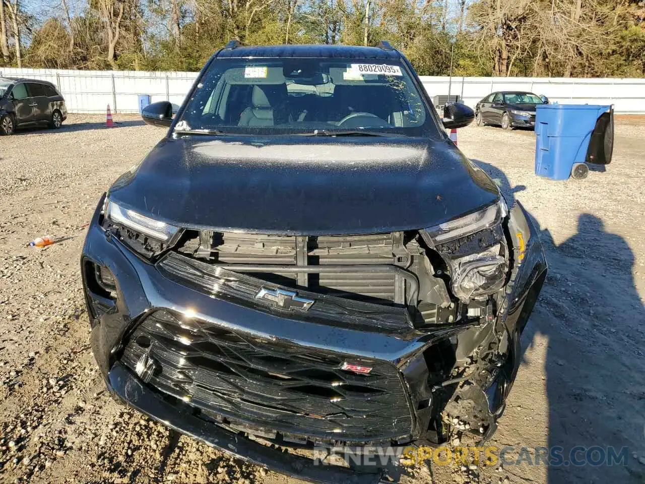 5 fotografías del automóvil dañado KL79MTSL8NB109433 CHEVROLET TRAILBLZR 2022