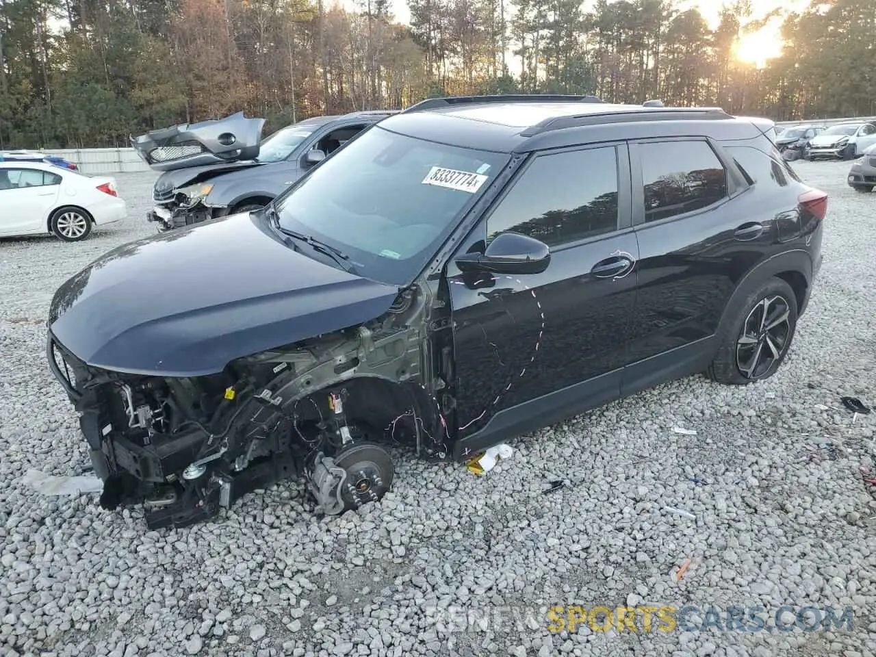 1 fotografías del automóvil dañado KL79MTSL9NB020860 CHEVROLET TRAILBLZR 2022