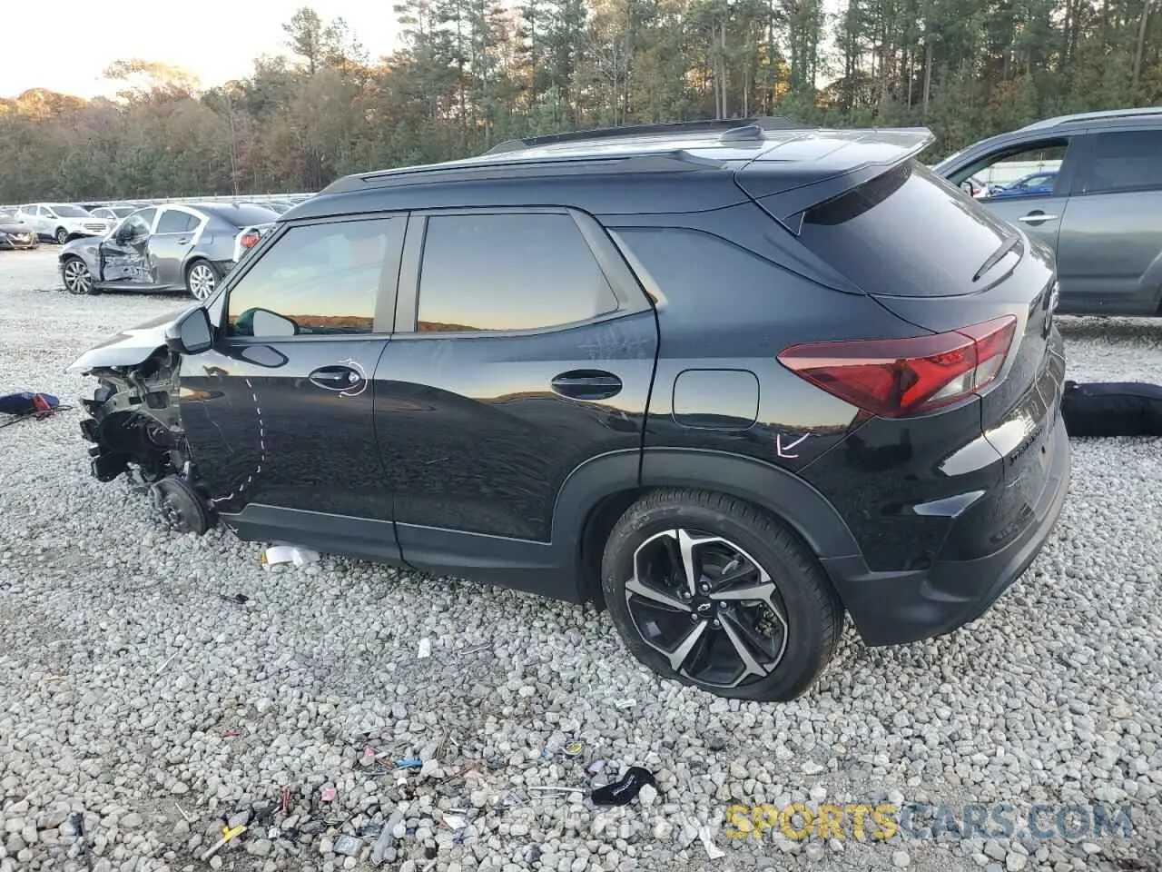 2 fotografías del automóvil dañado KL79MTSL9NB020860 CHEVROLET TRAILBLZR 2022