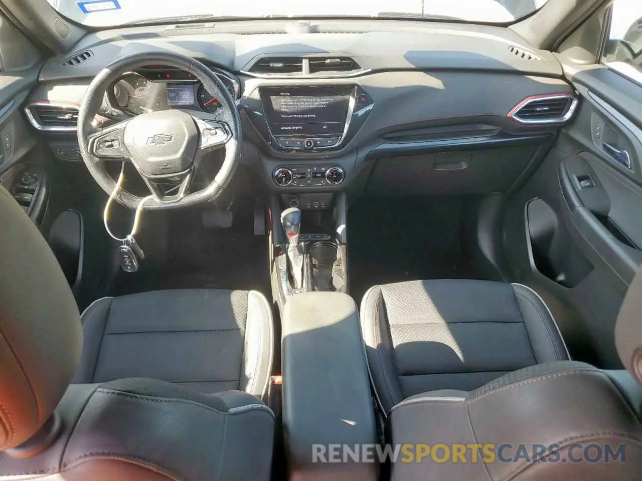 8 fotografías del automóvil dañado KL79MTSLXNB109028 CHEVROLET TRAILBLZR 2022