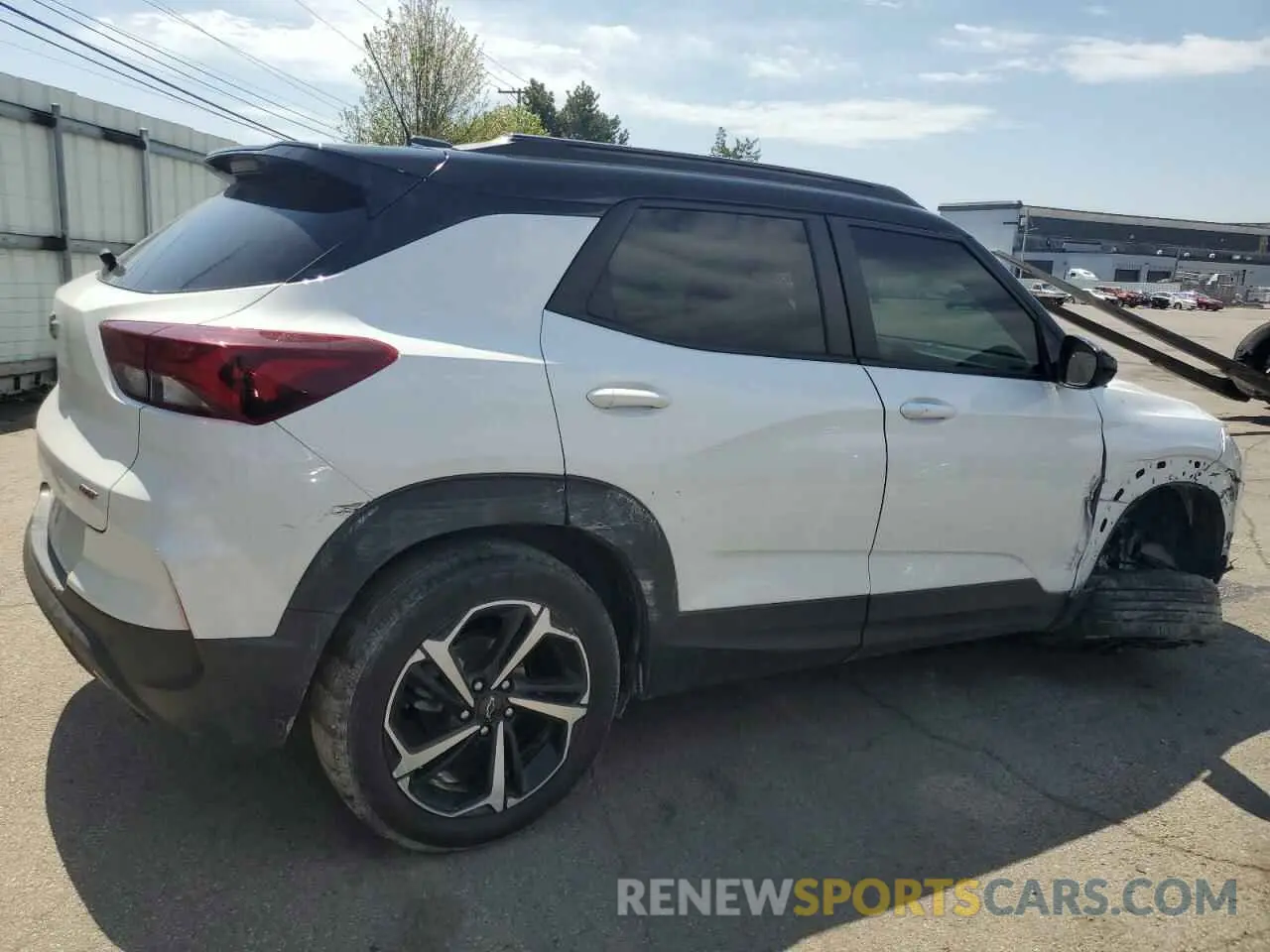 3 fotografías del automóvil dañado KL79MUSL0NB016914 CHEVROLET TRAILBLZR 2022