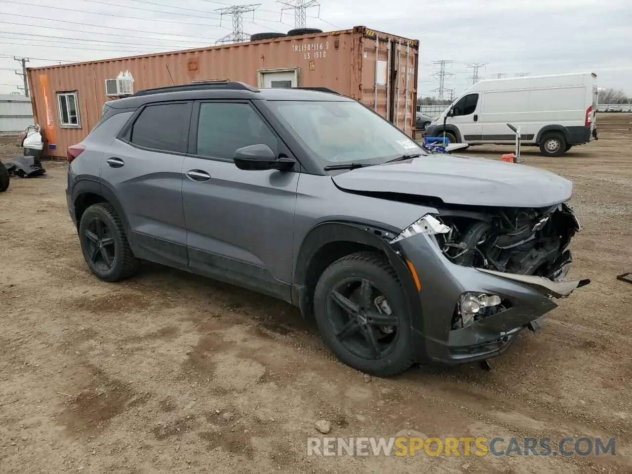 4 fotografías del automóvil dañado KL79MUSL3NB031990 CHEVROLET TRAILBLZR 2022