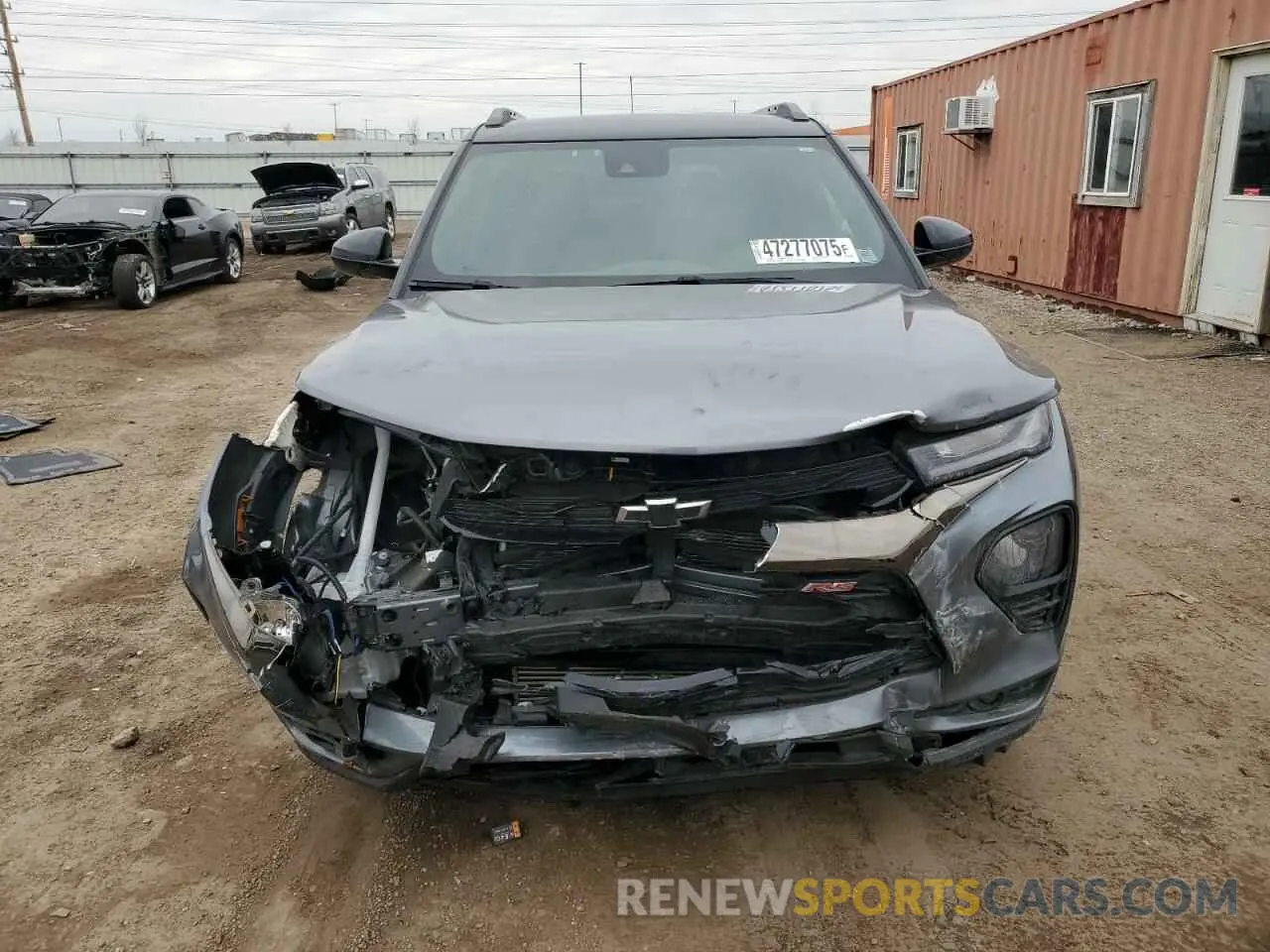 5 fotografías del automóvil dañado KL79MUSL3NB031990 CHEVROLET TRAILBLZR 2022