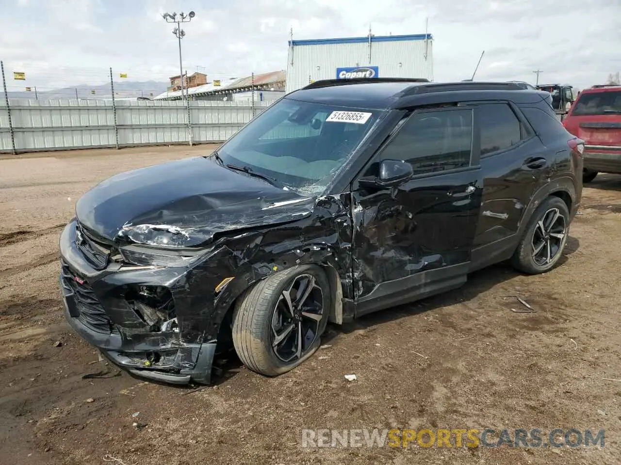 1 fotografías del automóvil dañado KL79MUSL5NB117897 CHEVROLET TRAILBLZR 2022