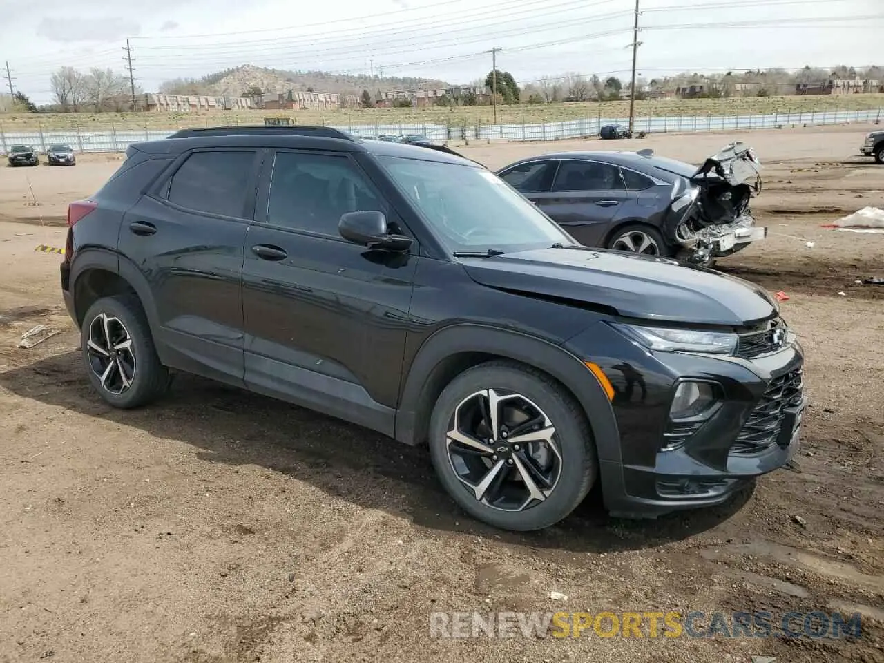 4 fotografías del automóvil dañado KL79MUSL5NB117897 CHEVROLET TRAILBLZR 2022