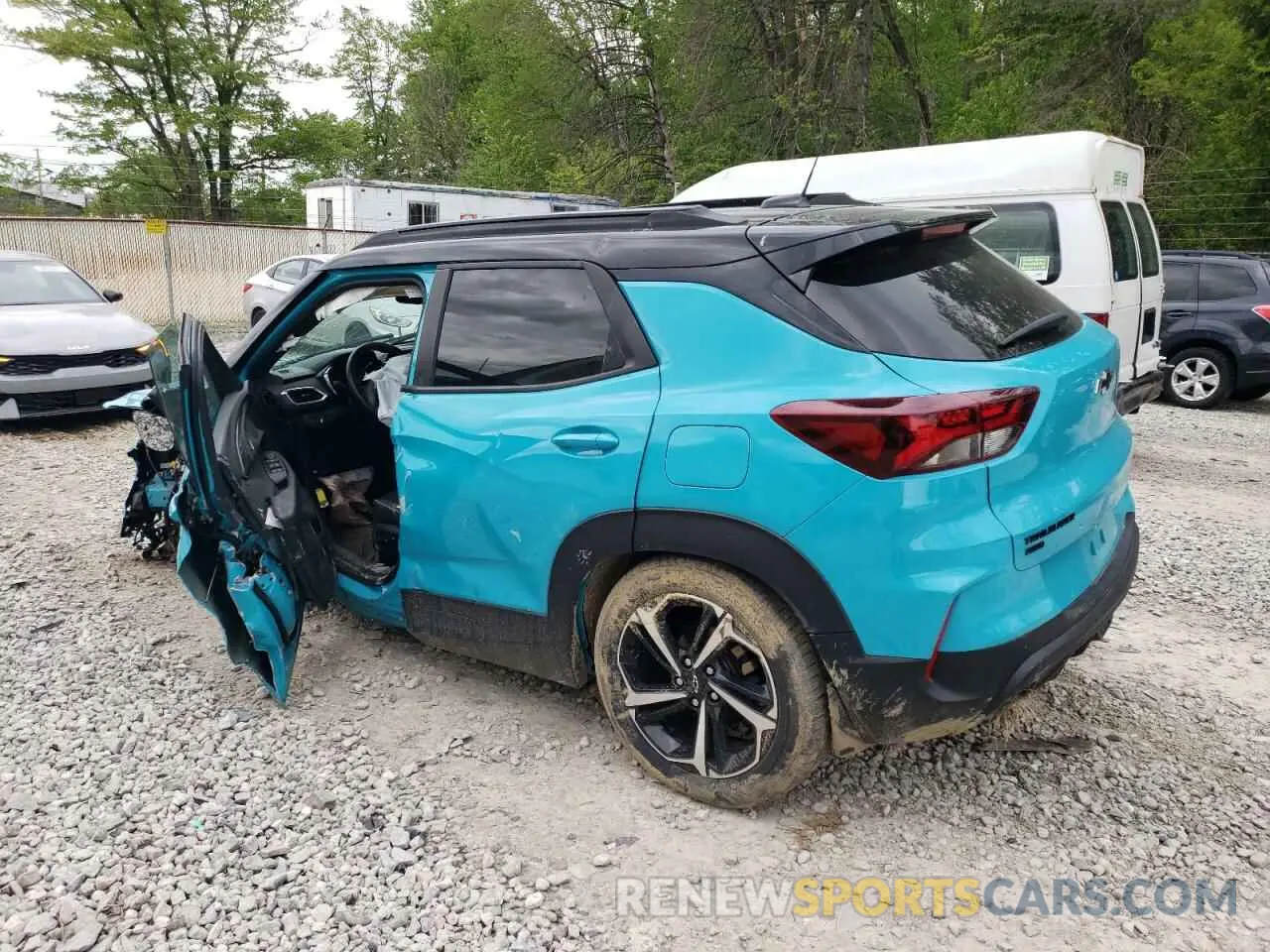 2 fotografías del automóvil dañado KL79MUSL8NB024212 CHEVROLET TRAILBLZR 2022