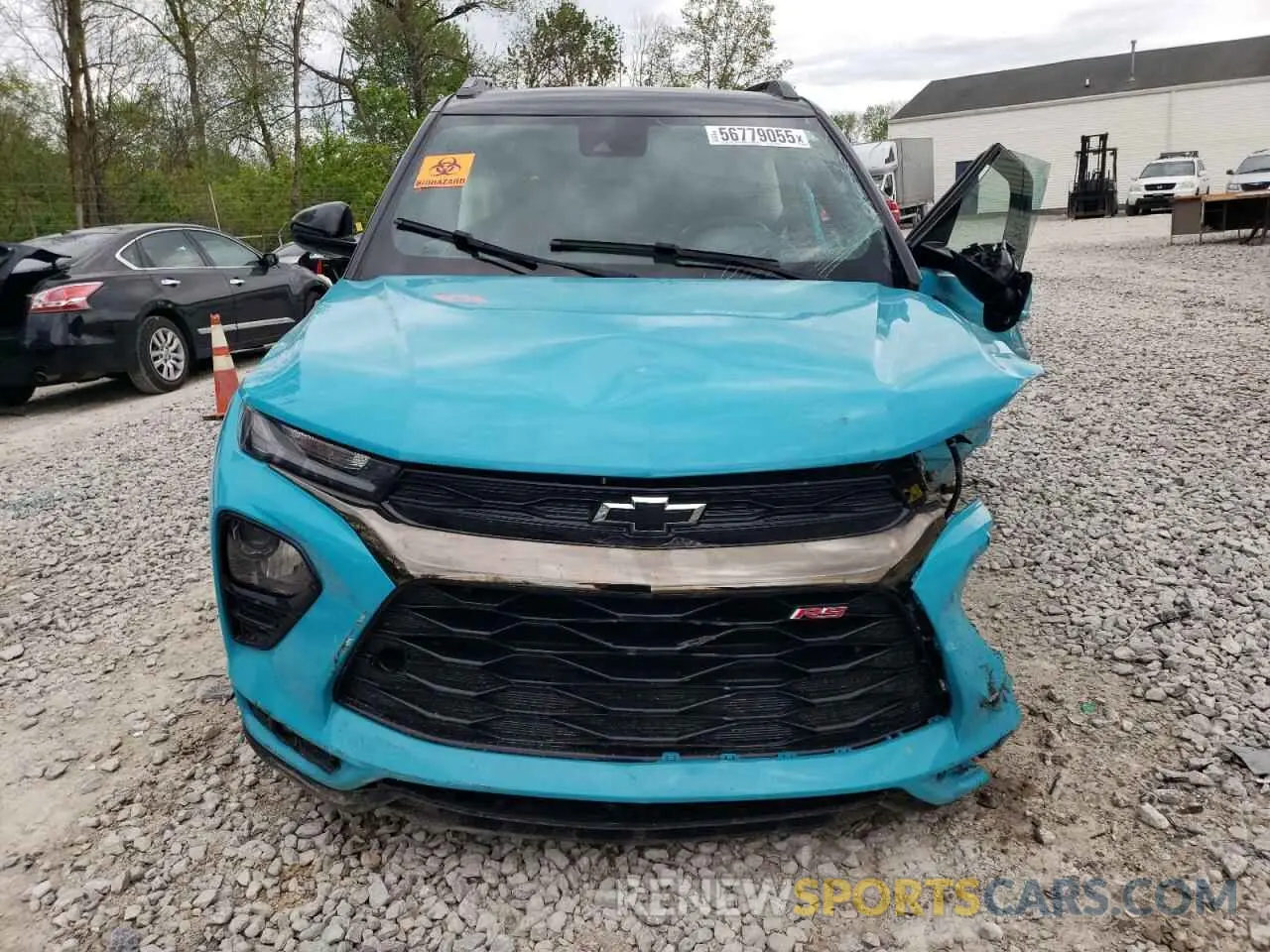 5 fotografías del automóvil dañado KL79MUSL8NB024212 CHEVROLET TRAILBLZR 2022