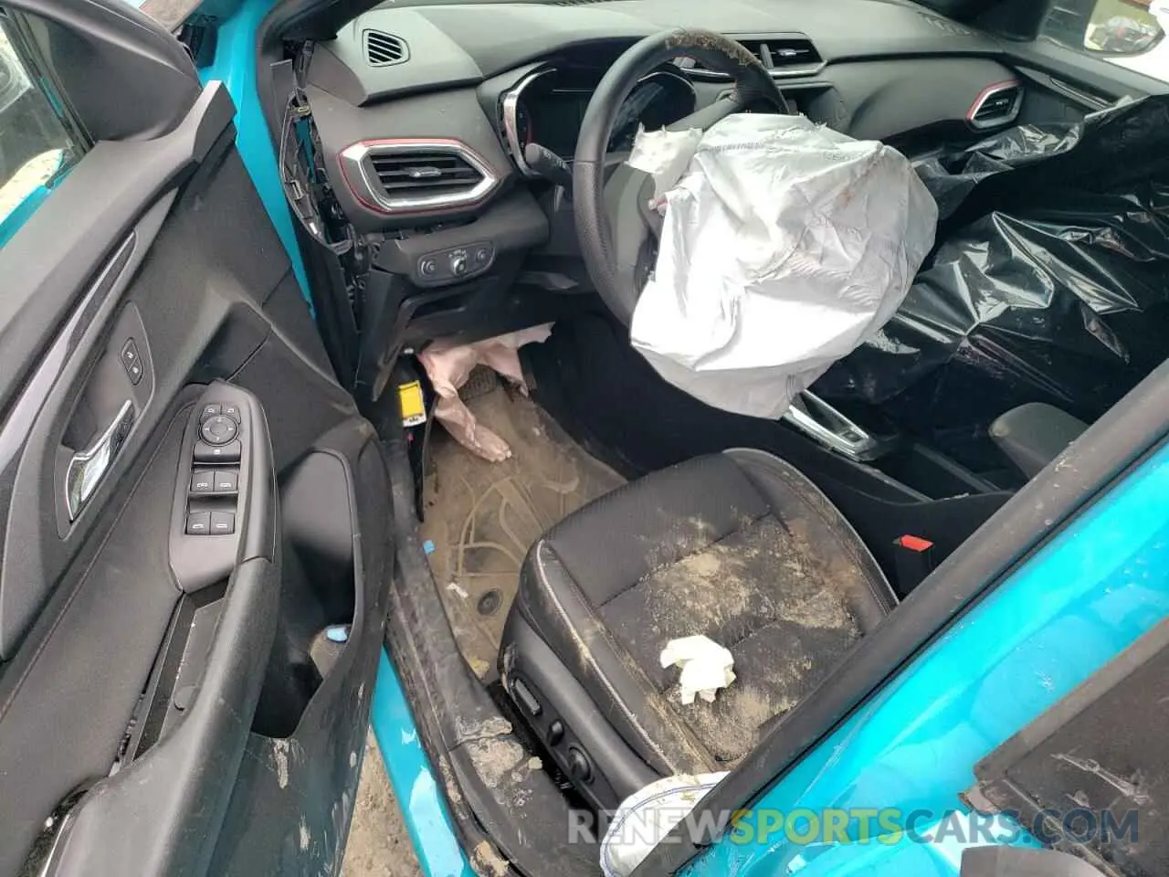 8 fotografías del automóvil dañado KL79MUSL8NB024212 CHEVROLET TRAILBLZR 2022