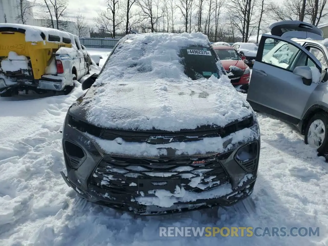 5 fotografías del automóvil dañado KL79MUSL9NB043397 CHEVROLET TRAILBLZR 2022