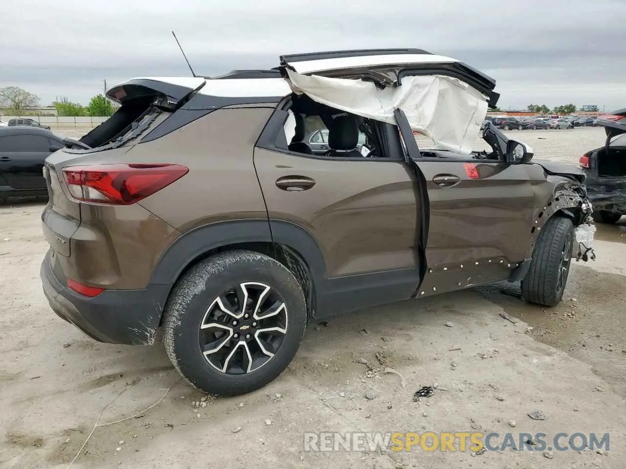 3 fotografías del automóvil dañado KL79MVSL4NB068939 CHEVROLET TRAILBLZR 2022