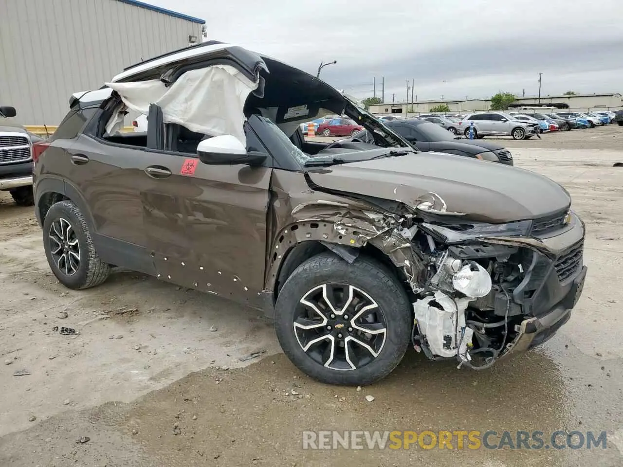 4 fotografías del automóvil dañado KL79MVSL4NB068939 CHEVROLET TRAILBLZR 2022