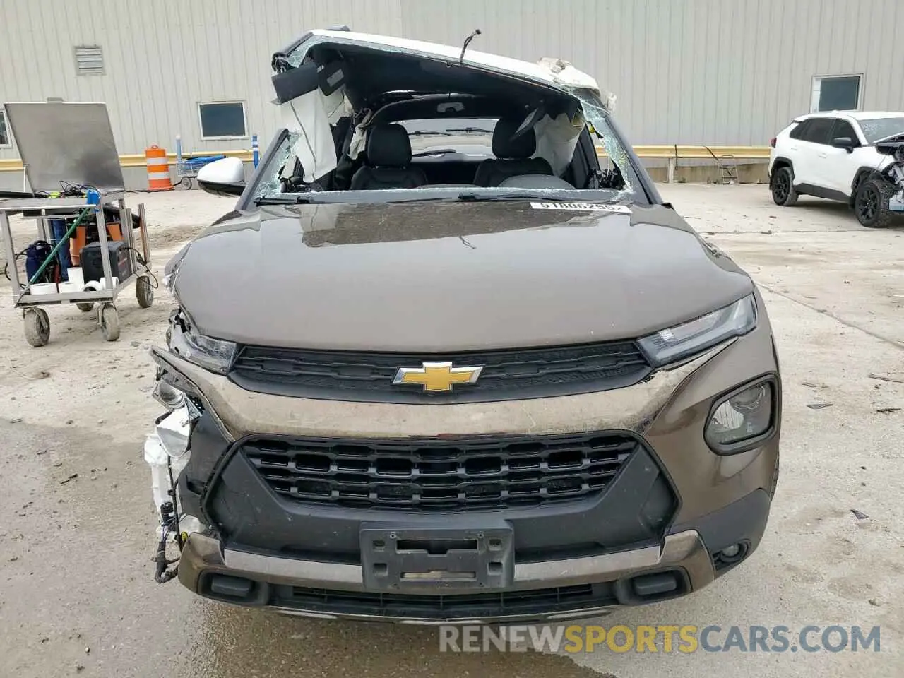 5 fotografías del automóvil dañado KL79MVSL4NB068939 CHEVROLET TRAILBLZR 2022