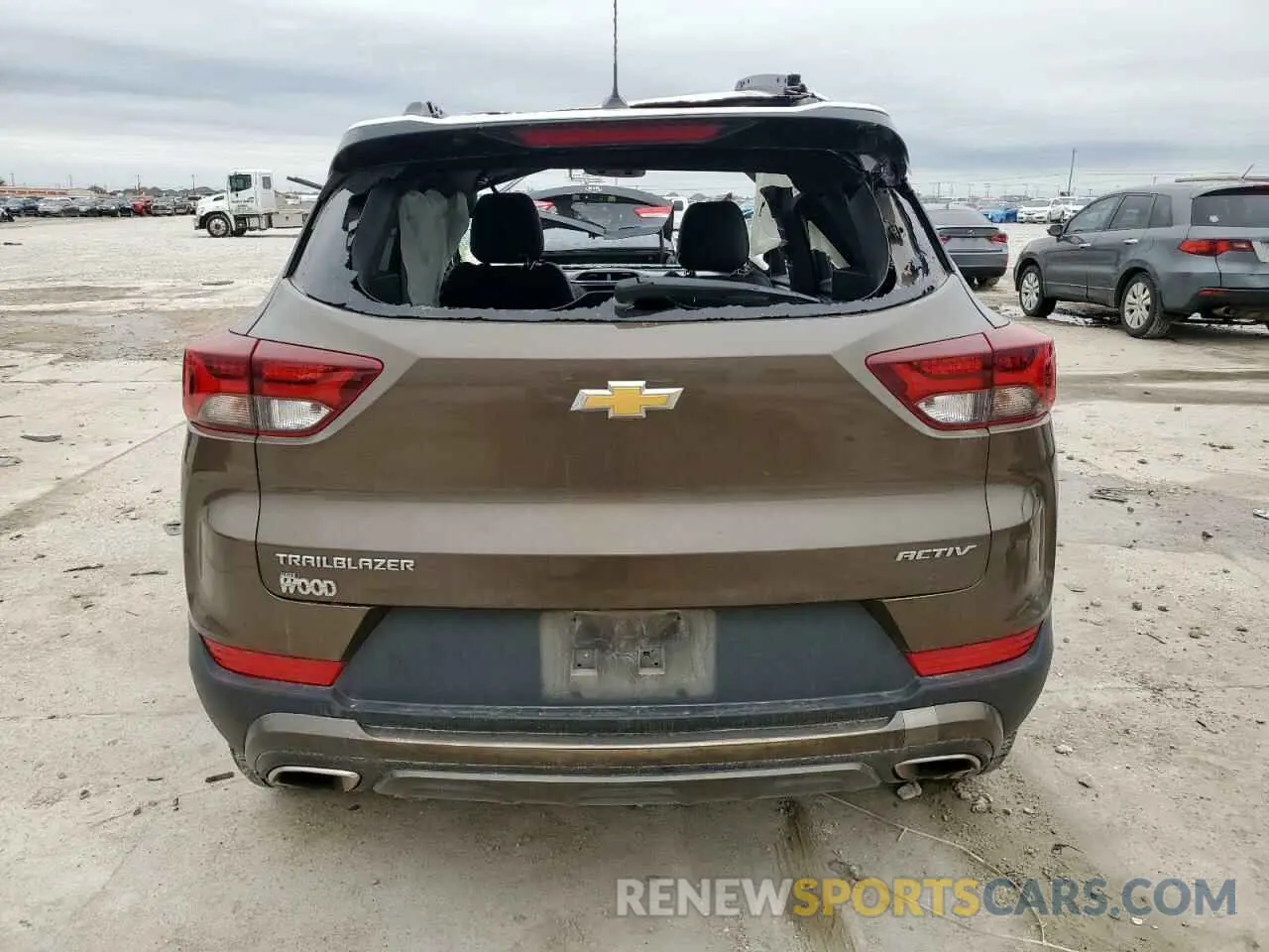 6 fotografías del automóvil dañado KL79MVSL4NB068939 CHEVROLET TRAILBLZR 2022