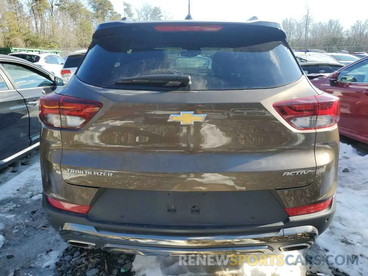 6 fotografías del automóvil dañado KL79MVSL4NB074661 CHEVROLET TRAILBLZR 2022