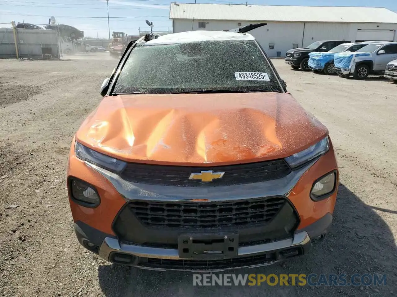 5 fotografías del automóvil dañado KL79MVSL7NB068269 CHEVROLET TRAILBLZR 2022