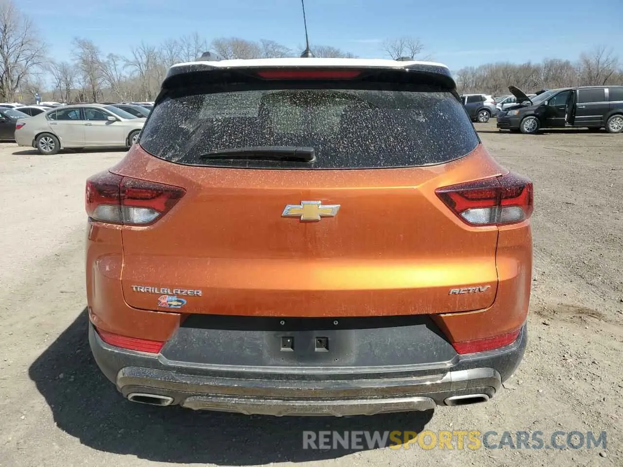 6 fotografías del automóvil dañado KL79MVSL7NB068269 CHEVROLET TRAILBLZR 2022