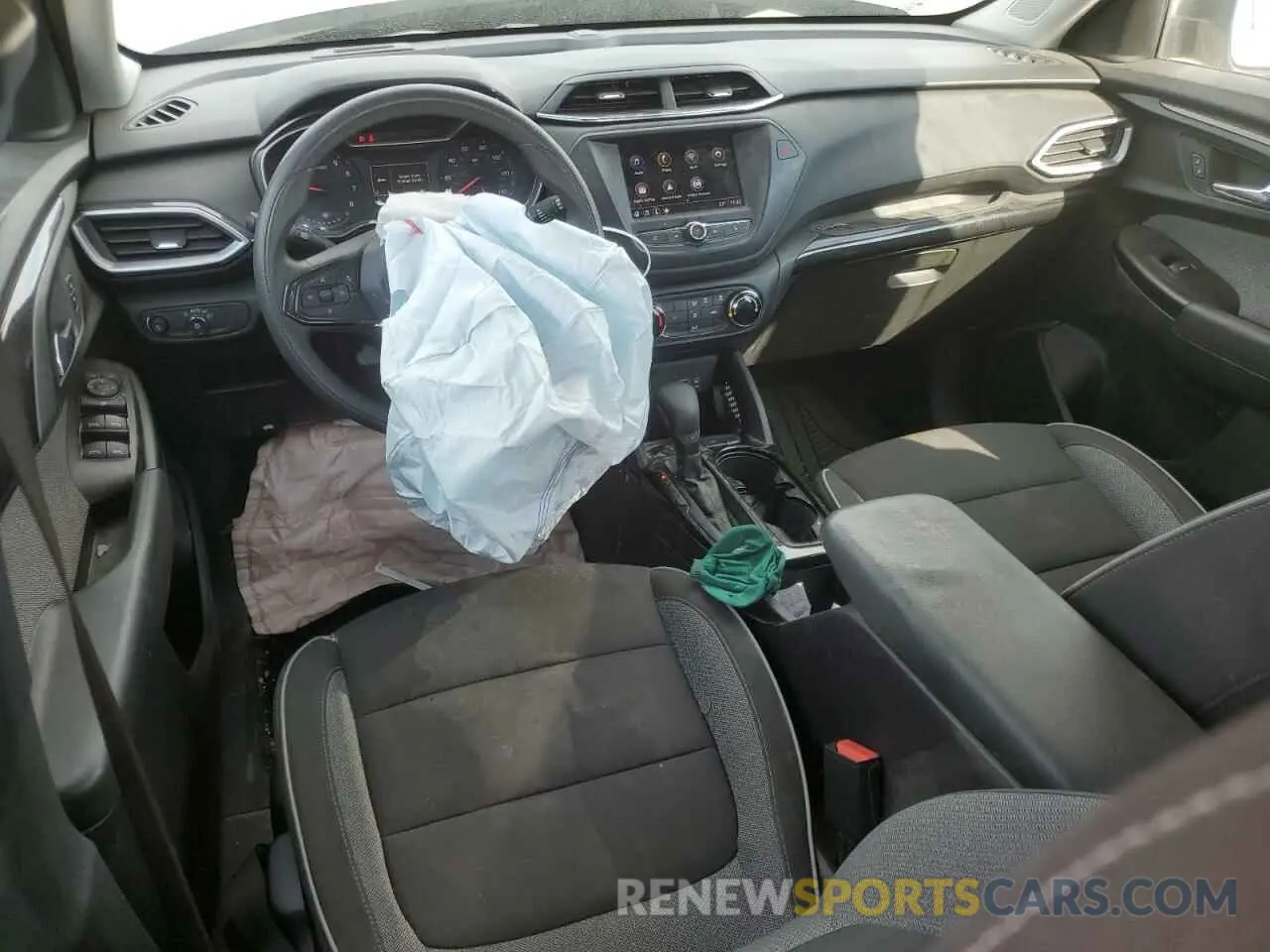 8 fotografías del automóvil dañado KL79MMS23PB019283 CHEVROLET TRAILBLZR 2023