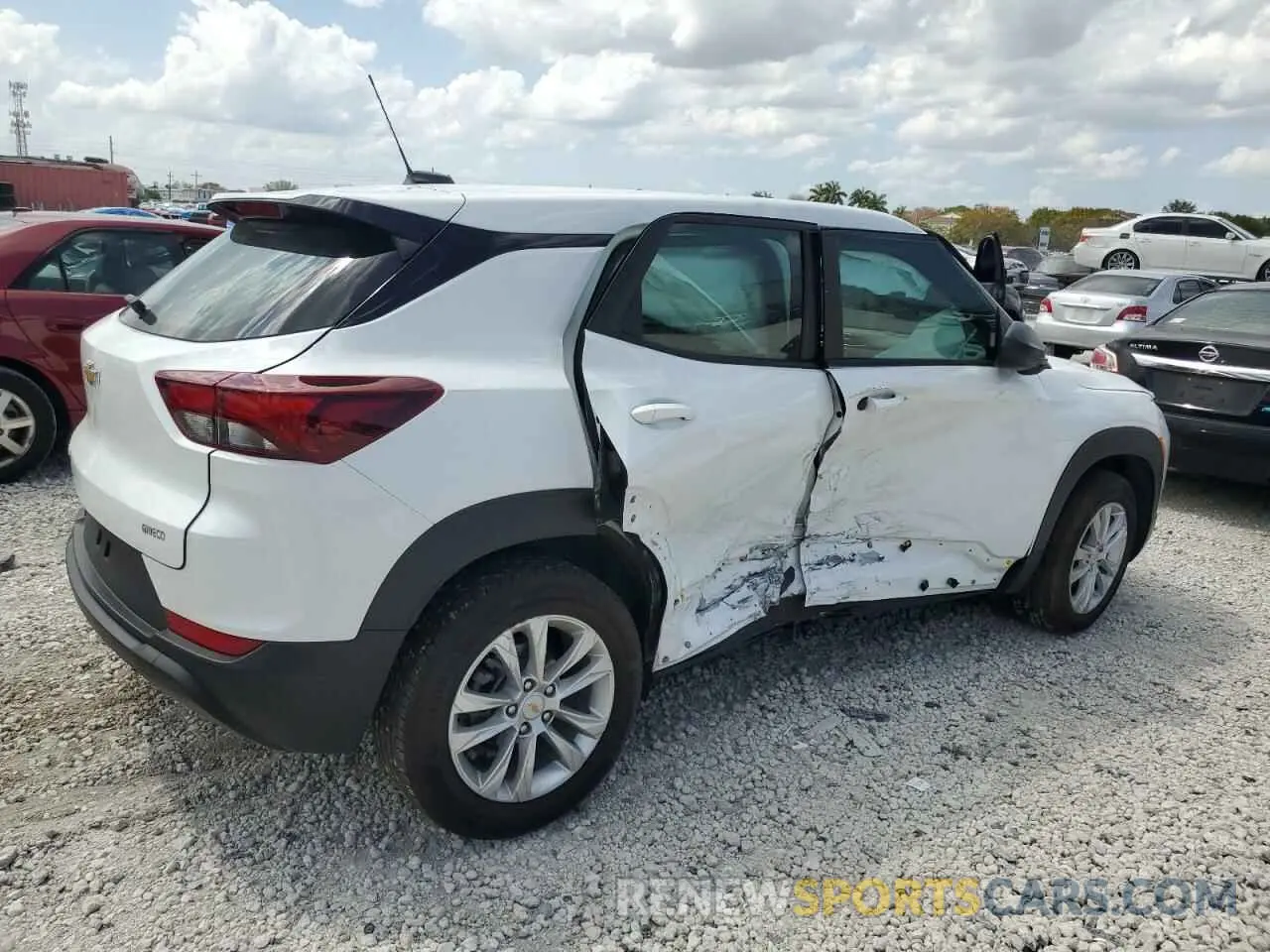 3 fotografías del automóvil dañado KL79MMS27PB207367 CHEVROLET TRAILBLZR 2023