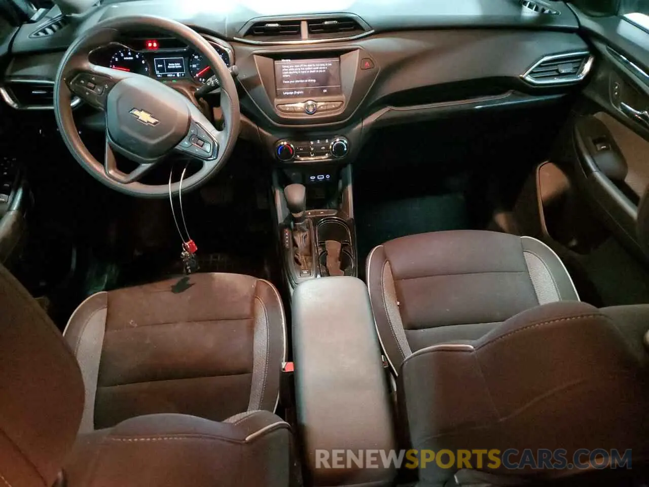 8 fotografías del automóvil dañado KL79MPS23PB056142 CHEVROLET TRAILBLZR 2023