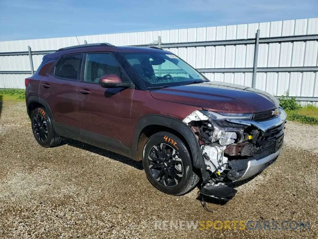 4 fotografías del automóvil dañado KL79MPS25PB161765 CHEVROLET TRAILBLZR 2023