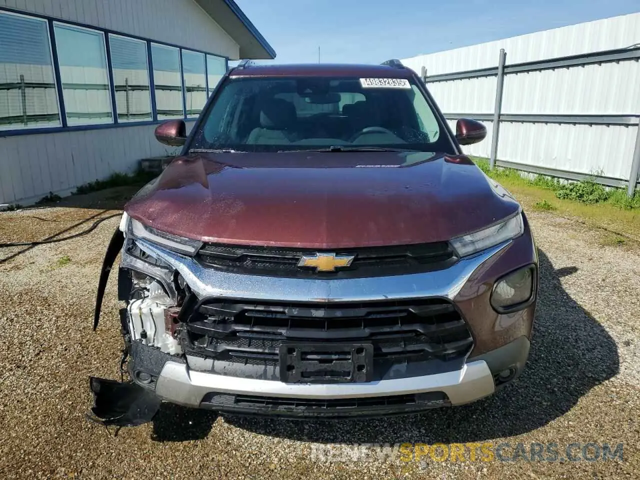 5 fotografías del automóvil dañado KL79MPS25PB161765 CHEVROLET TRAILBLZR 2023
