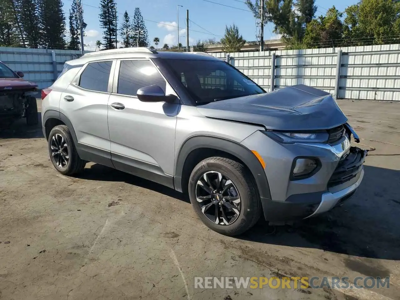 4 fotografías del automóvil dañado KL79MPS27PB066303 CHEVROLET TRAILBLZR 2023