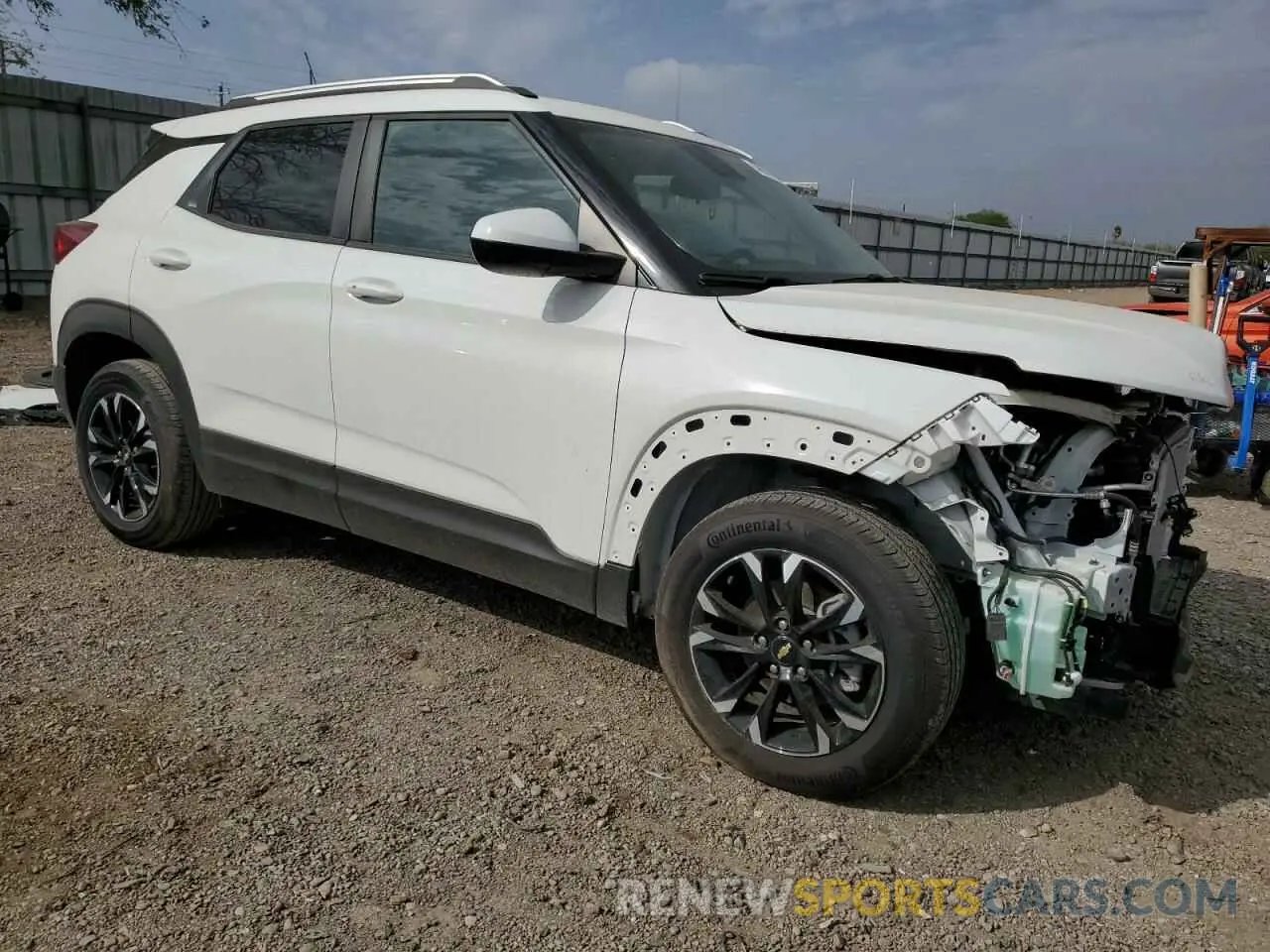 4 fotografías del automóvil dañado KL79MPS28PB191407 CHEVROLET TRAILBLZR 2023