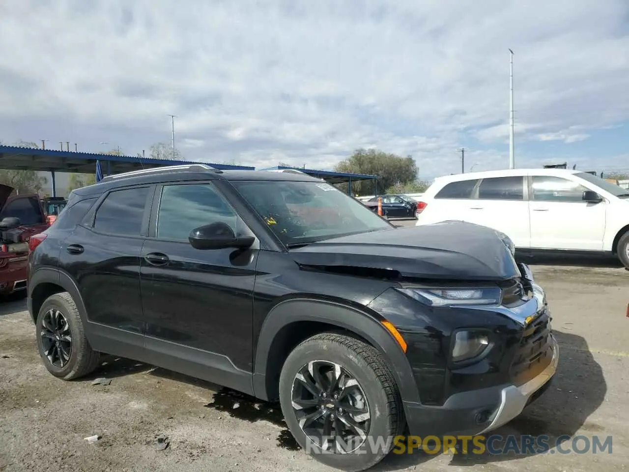 4 fotografías del automóvil dañado KL79MPSL1PB020555 CHEVROLET TRAILBLZR 2023