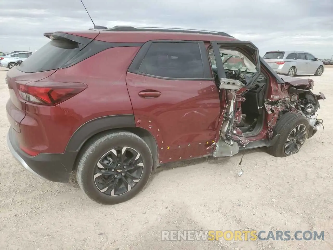 3 fotografías del automóvil dañado KL79MPSL5PB201562 CHEVROLET TRAILBLZR 2023