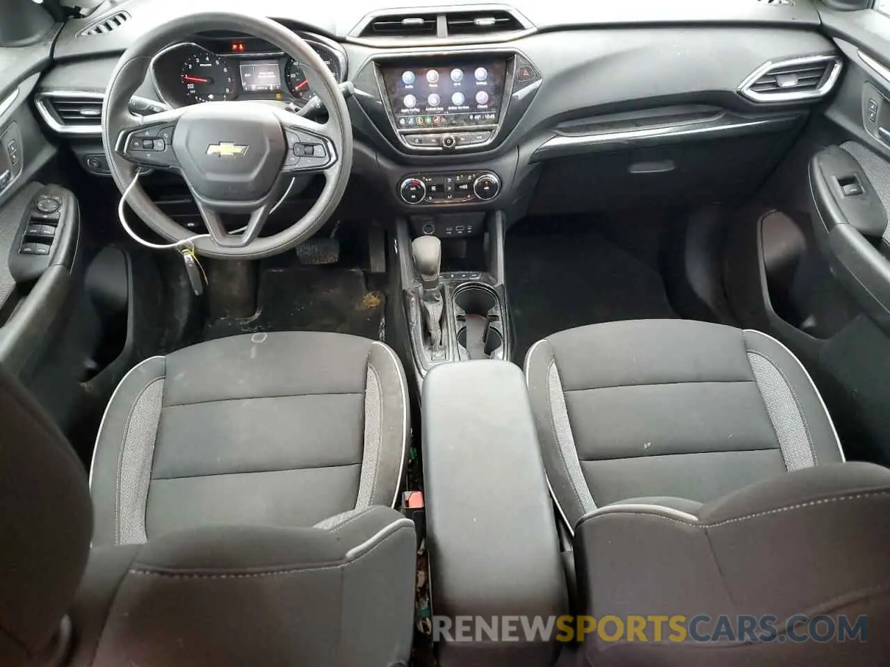 8 fotografías del automóvil dañado KL79MRSL2PB144748 CHEVROLET TRAILBLZR 2023