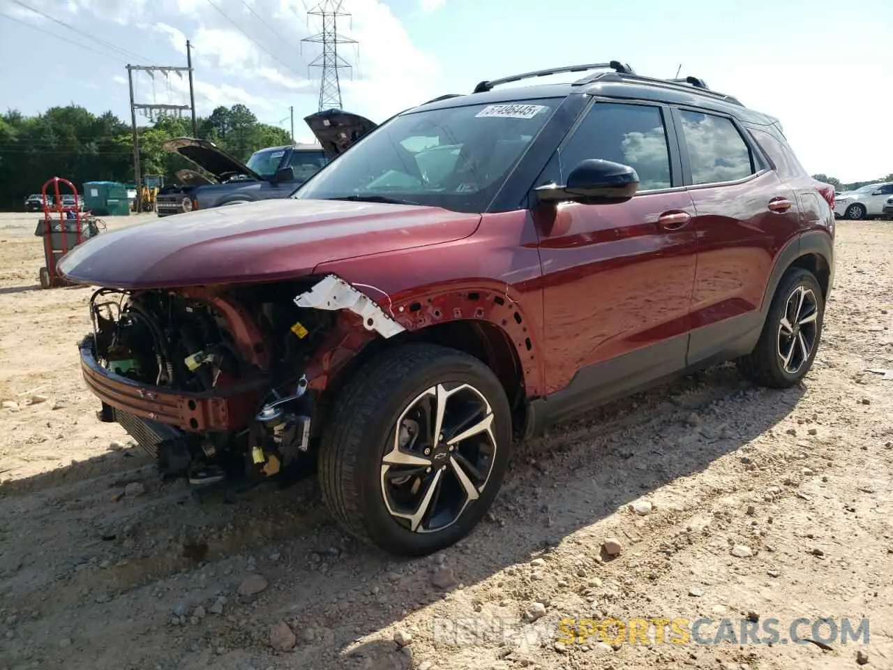 1 fotografías del automóvil dañado KL79MUSL2PB057435 CHEVROLET TRAILBLZR 2023