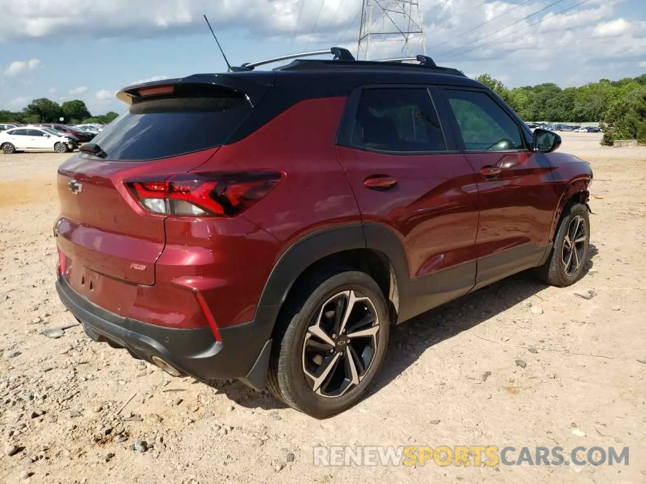 3 fotografías del automóvil dañado KL79MUSL2PB057435 CHEVROLET TRAILBLZR 2023