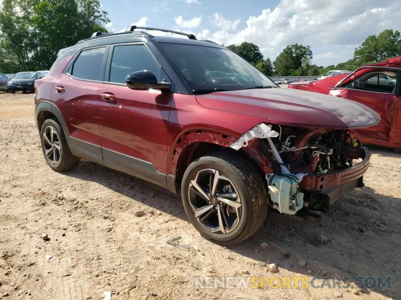 4 fotografías del automóvil dañado KL79MUSL2PB057435 CHEVROLET TRAILBLZR 2023