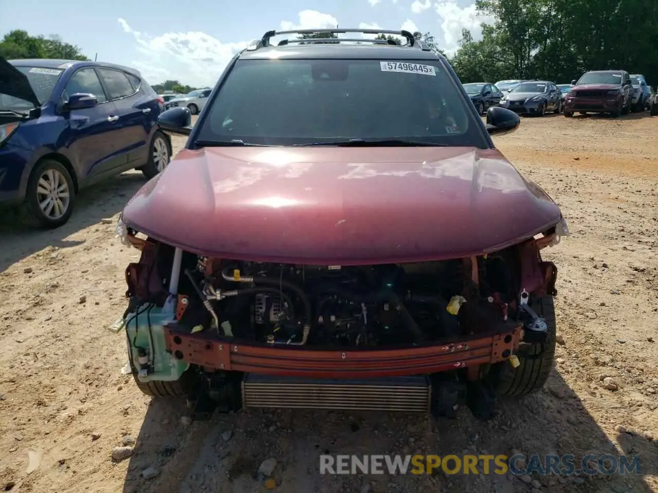5 fotografías del automóvil dañado KL79MUSL2PB057435 CHEVROLET TRAILBLZR 2023