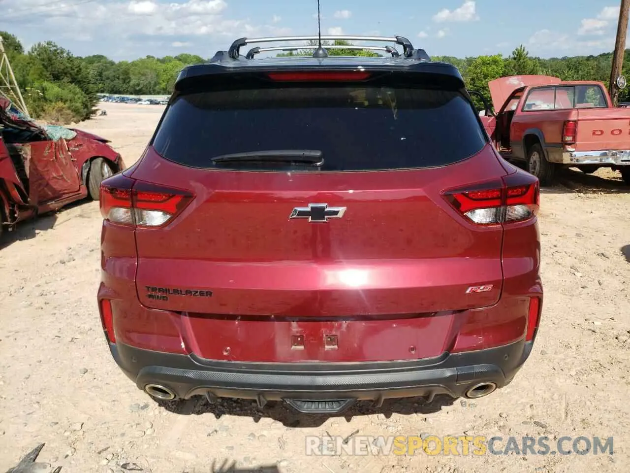 6 fotografías del automóvil dañado KL79MUSL2PB057435 CHEVROLET TRAILBLZR 2023