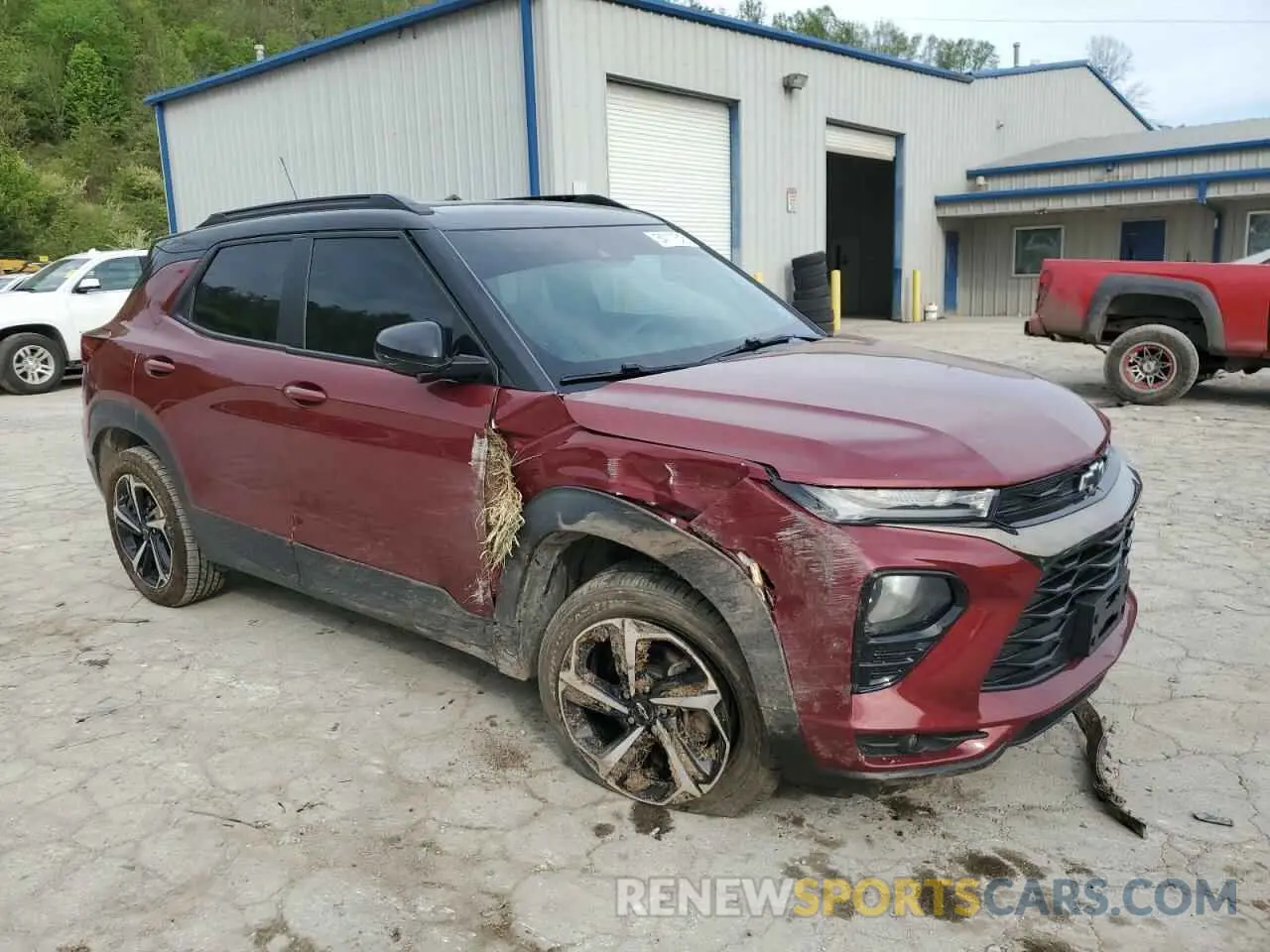 4 fotografías del automóvil dañado KL79MUSL4PB053936 CHEVROLET TRAILBLZR 2023