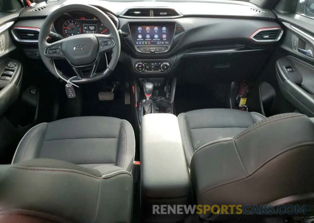 8 fotografías del automóvil dañado KL79MUSL4PB053936 CHEVROLET TRAILBLZR 2023