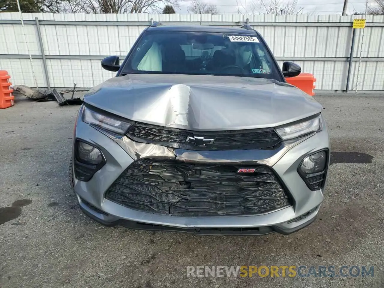 5 fotografías del automóvil dañado KL79MUSL4PB133012 CHEVROLET TRAILBLZR 2023