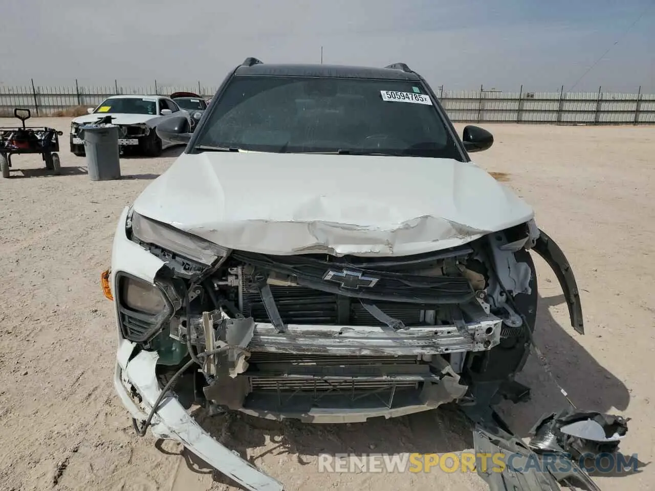 5 fotografías del automóvil dañado KL79MUSL4PB177740 CHEVROLET TRAILBLZR 2023