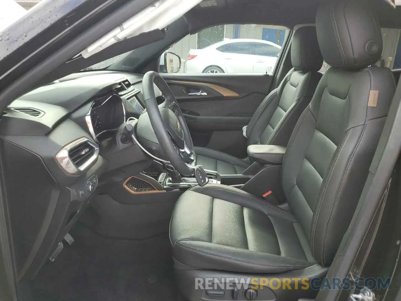 7 fotografías del automóvil dañado KL79MVSL4PB093455 CHEVROLET TRAILBLZR 2023