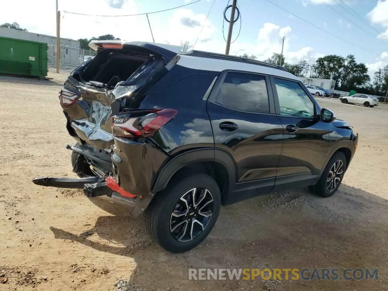 3 fotografías del automóvil dañado KL79MVSL7PB093496 CHEVROLET TRAILBLZR 2023