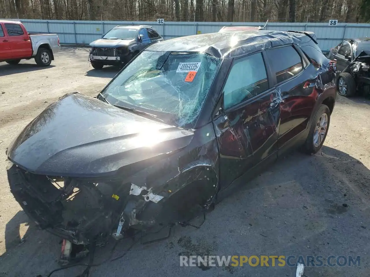1 fotografías del automóvil dañado KL79MMS20RB065656 CHEVROLET TRAILBLZR 2024