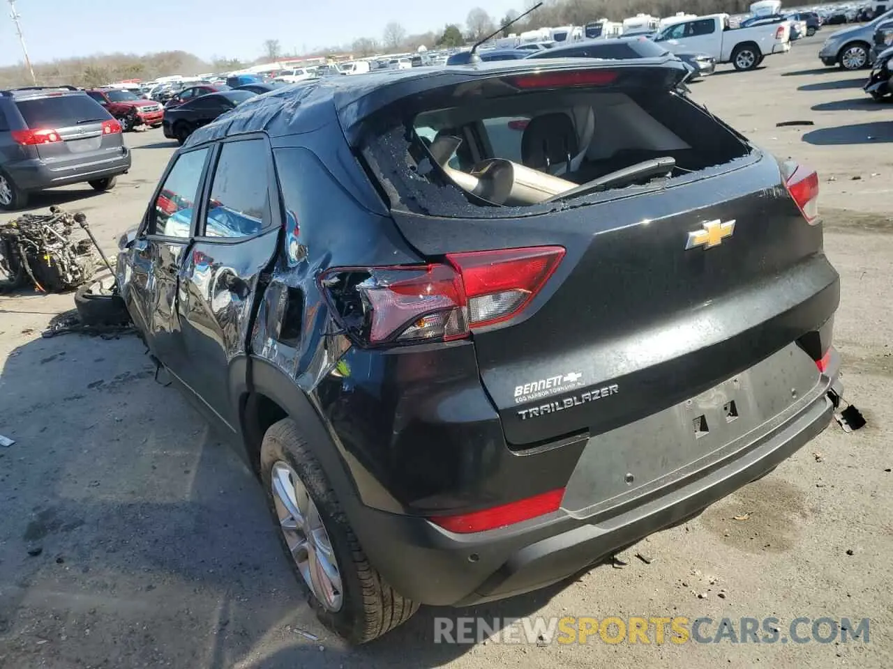 2 fotografías del automóvil dañado KL79MMS20RB065656 CHEVROLET TRAILBLZR 2024