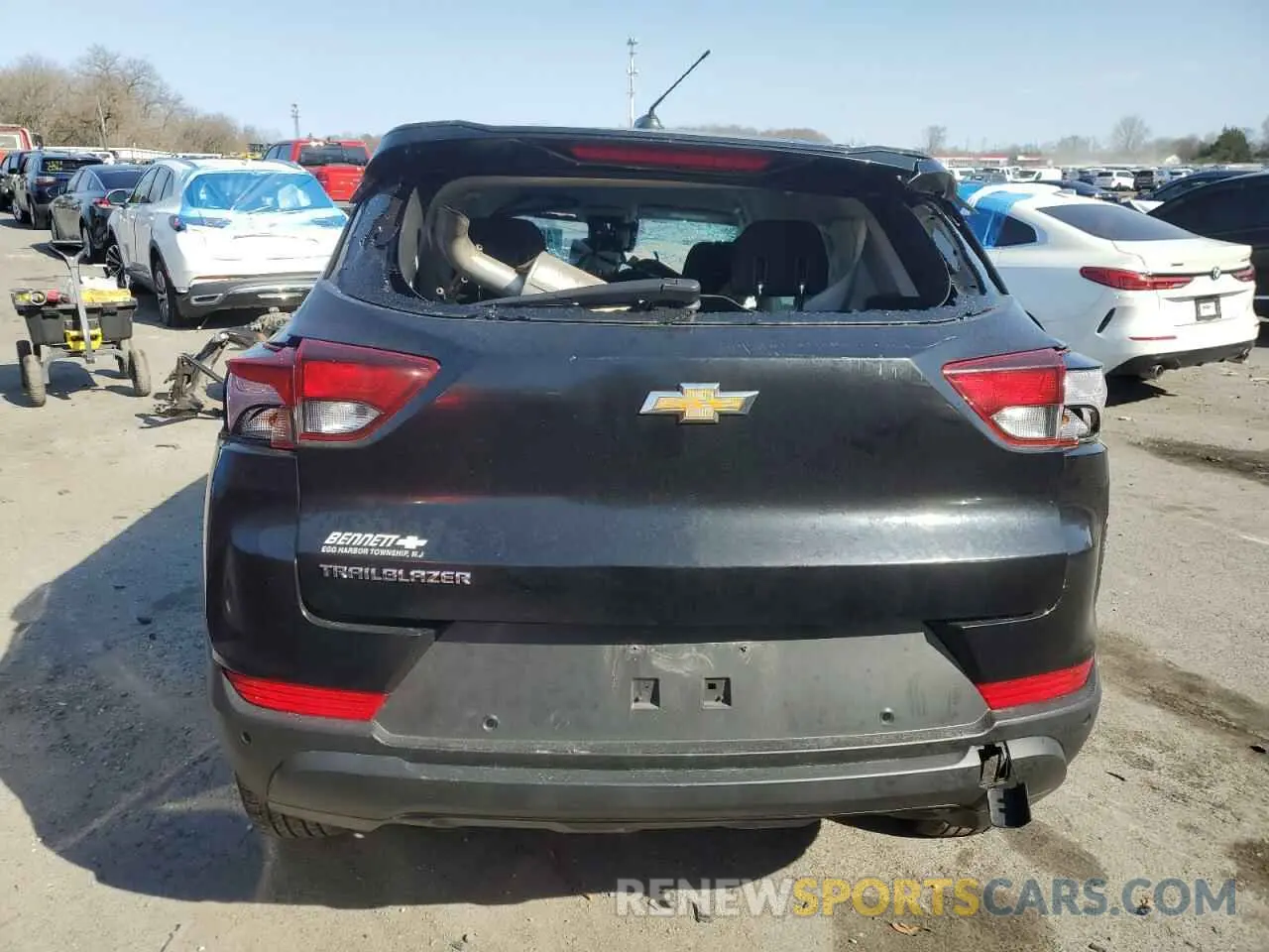 6 fotografías del automóvil dañado KL79MMS20RB065656 CHEVROLET TRAILBLZR 2024