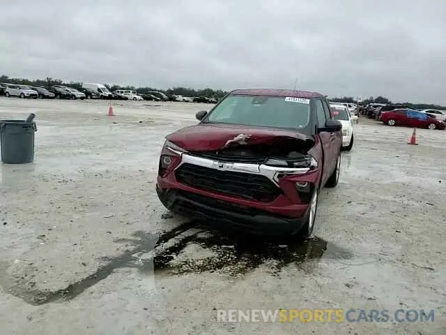 11 fotografías del automóvil dañado KL79MMSL4RB133188 CHEVROLET TRAILBLZR 2024