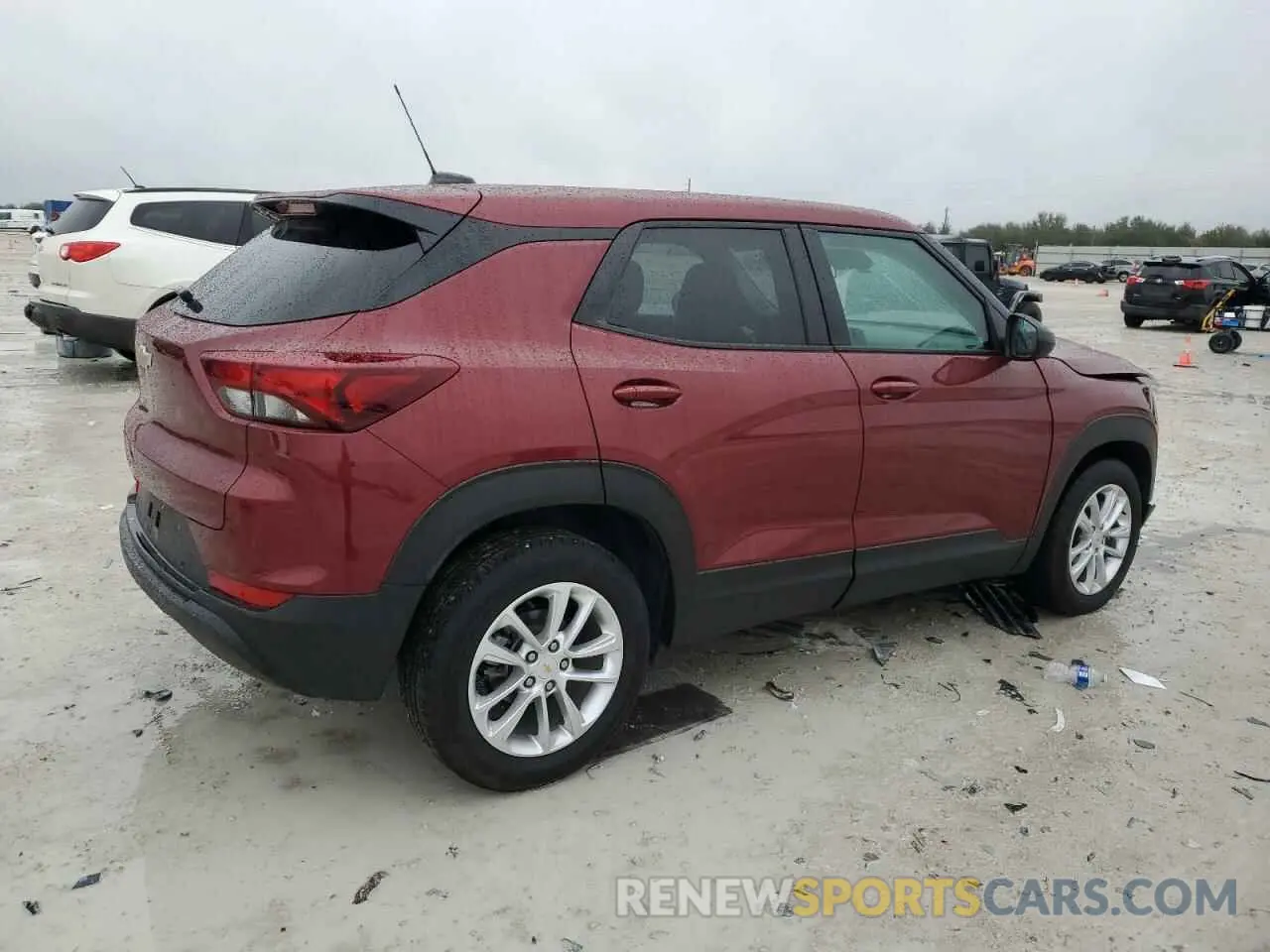 3 fotografías del automóvil dañado KL79MMSL4RB133188 CHEVROLET TRAILBLZR 2024