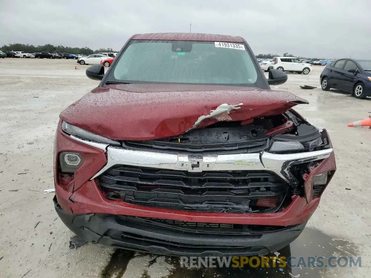 5 fotografías del automóvil dañado KL79MMSL4RB133188 CHEVROLET TRAILBLZR 2024