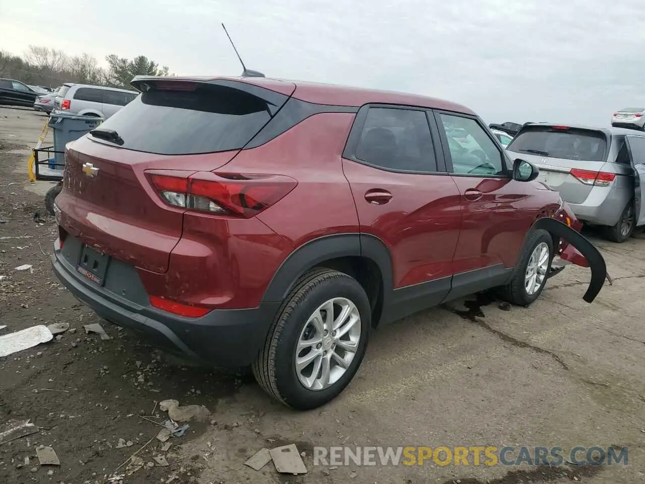 3 fotografías del automóvil dañado KL79MNSL9RB079327 CHEVROLET TRAILBLZR 2024